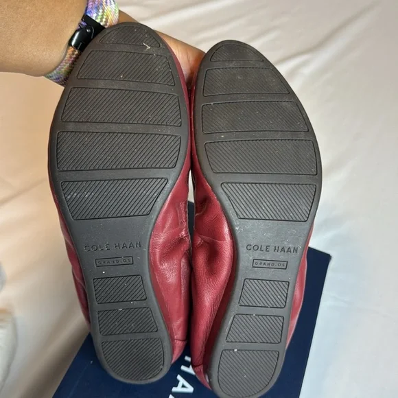 Cole Haan Red Tali Bow Ballet Flats - Picture 8 of 8